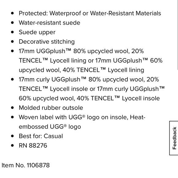 NWT UGG Ansley moccasin slippers light grey - Picture 8 of 15